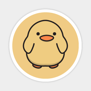 Cute duckling adorbale illustration of dukling Magnet